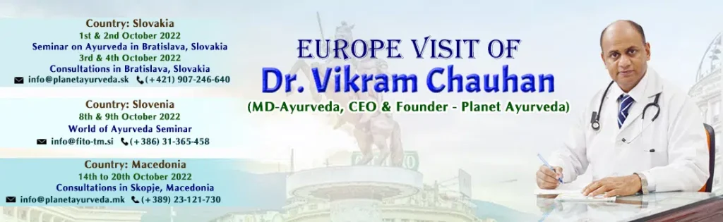 Ayurveda Camp, Ayurveda, Ayurvedic, Consultation, Seminar, Slovakia, Macedomia, Ayurveda Expert, Europe, Europe Visit, Dr. Vikram Chauhan