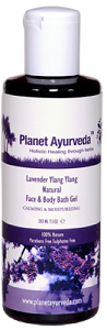 Lavender Natural Face and Body Bath Gel