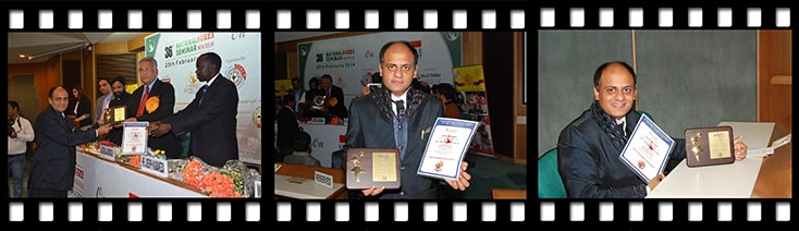 Received Health Excellence Award and Certificate from All India Business & Community Foundation in 36th National Seminar