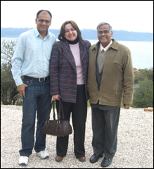 Dr. Vikram Chauhan With Ms. Karolina and Dr. Madan Gulati in Macedonia
