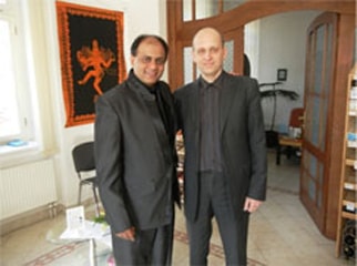 Dr. Vikram Chauhan with Dr. David Frej from Czech Republic - Prague