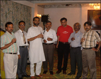 Dr. Vikram Chauhan during International Conference on Ayurveda in Varanasi