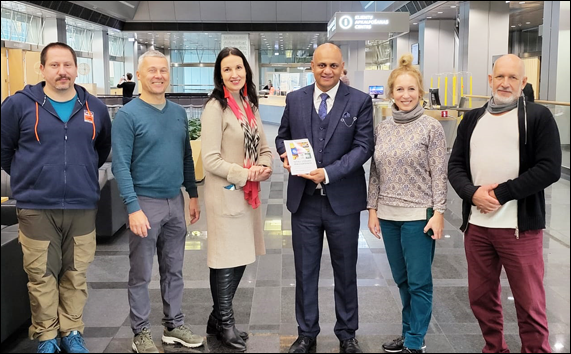 Launch and Inclusion of Dr. Vikram Chauhan Book in National State Library of Riga, Latvia