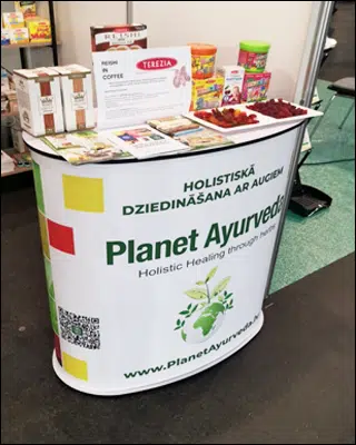 Planet Ayurveda Exhibiton In Medbaltica 2023, Planet Ayurveda Exhibiton, Medbaltica, Baltics, Riga Food 2023, Medical Exhibition, Ayurveda, Ayurvedic, Consultation, Dr. Vikram Chauhan, International Exhibition Center, Trade Expo, Riga, Latvia, Continental Europe, Continent, Eurasian Supercontinent, Czech Republic, Czechia, Slovakia, Slovenia, Lithuania, Sweden