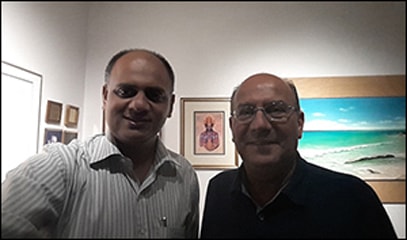 Dr. Vikram Chauhan with Dr. Mark Vinick