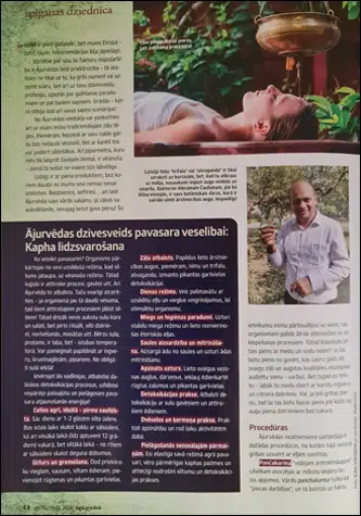 Spigana, Medical Magazine in Latvia, Europe, EU on Ayurveda, Seminar, Ayurveda Seminar, Ayurveda, Ayurvedic, Consultation, Dr. Vikram Chauhan, Latvia, National State Library of Riga, Certificate, Ayurveda Expert, Planet Ayurveda Events