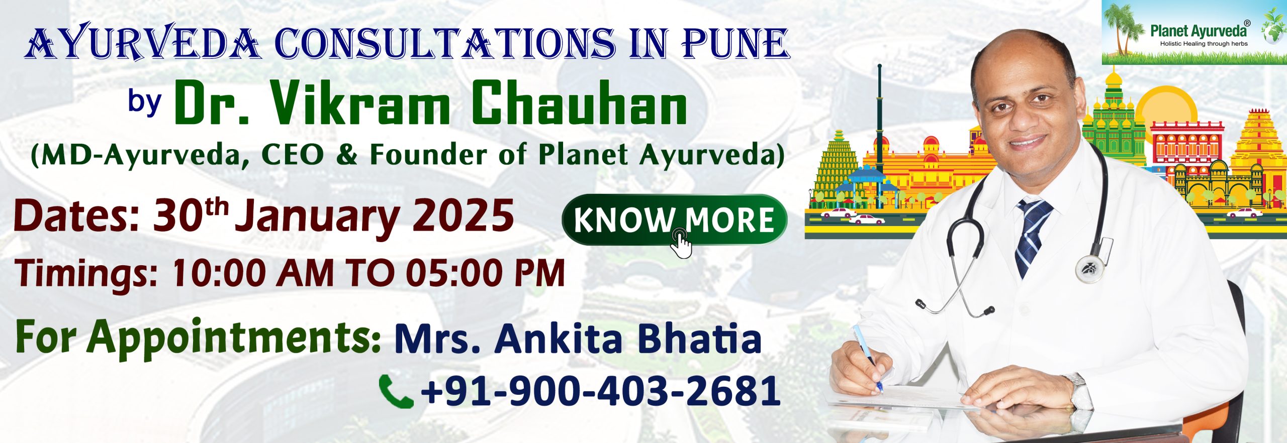 Medical Camp, Ayurveda, Ayurvedic, Consultation, Pune, Maharashtra, Ayurveda Expert, Dr. Vikram Chauhan